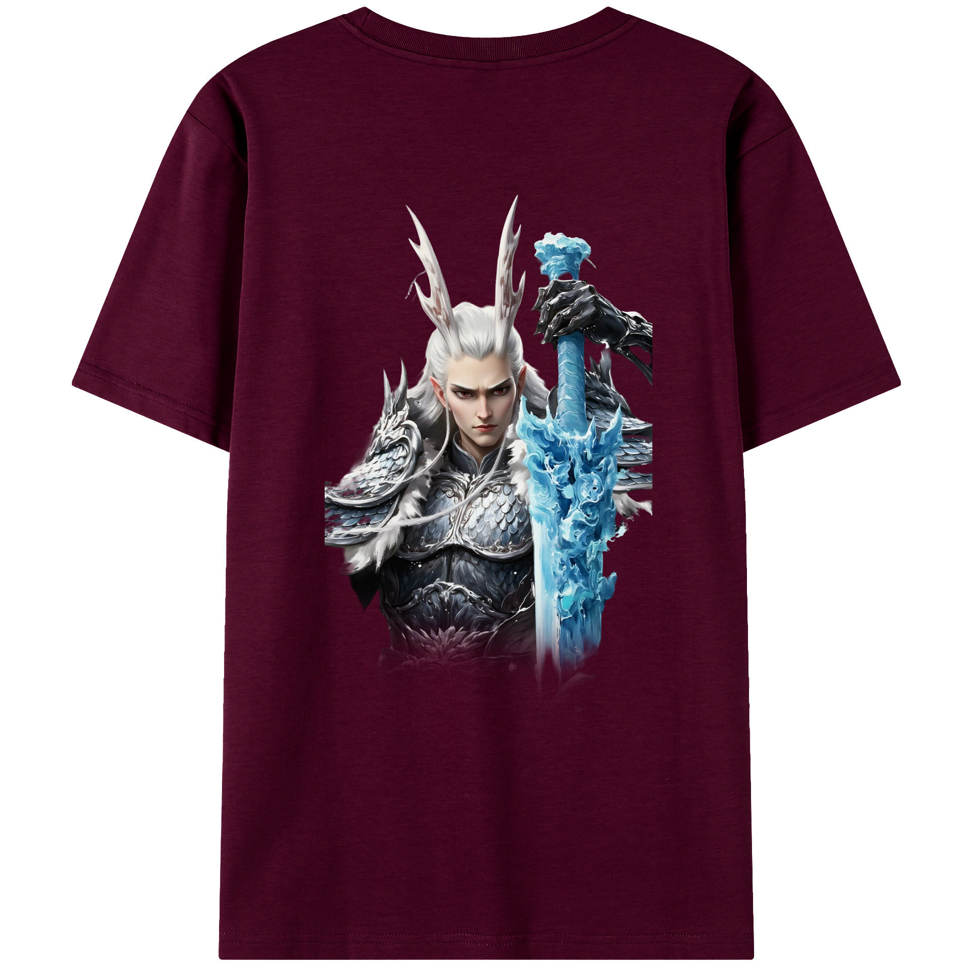 （画像用） Ne Zha 2 ナタ 魔童の大暴れ レディース半袖Tシャツ(バックプリント)
